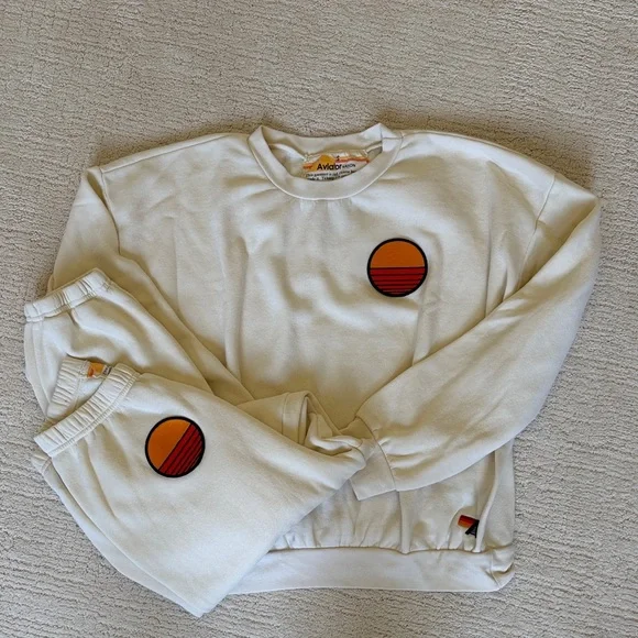 Aviator Nation matching set. NWOT joggers and crew neck sweatshirt. - Picture 1 of 11